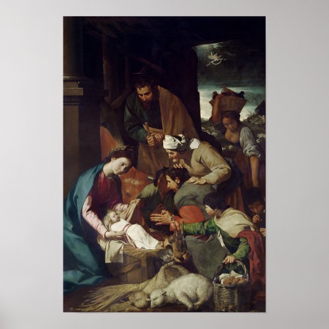 Adoration of the Shepherds, 1630 Poster (Front)