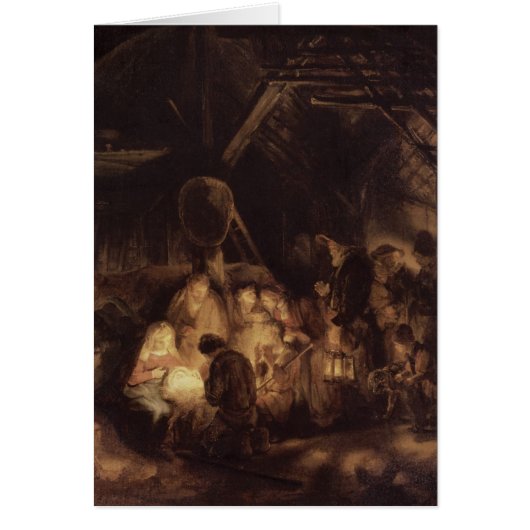 Adoration of the Shepherds, 1646 Cards (Front)