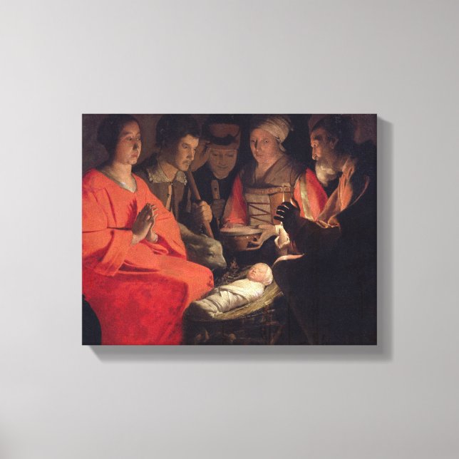 Adoration of the Shepherds 2 Canvas Print (Front)