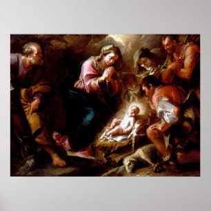 Adoration of the Shepherds - Altobello Poster