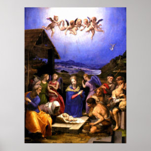 Adoration of the Shepherds - Bronzino - Italian Poster