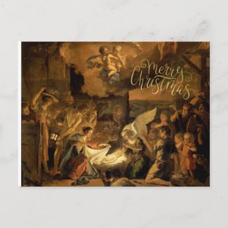 Adoration of the Shepherds Fine Art Christmas Holi