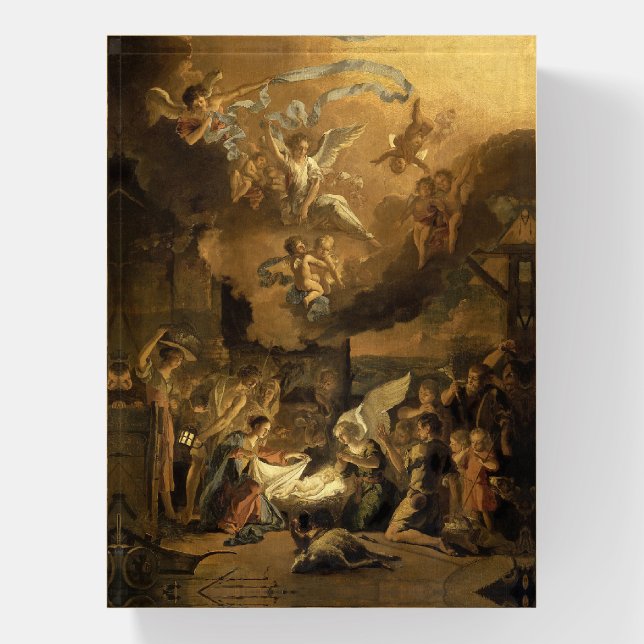 Adoration of the Shepherds Fine Art  Paperweight (Vertical)