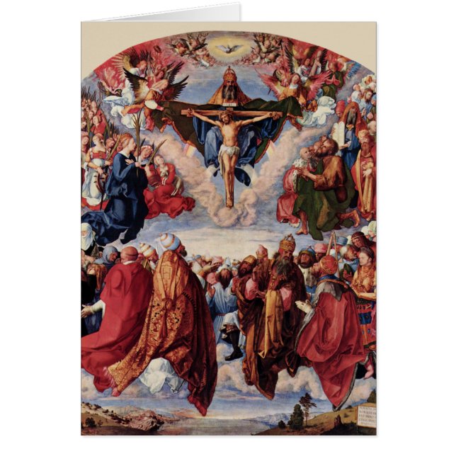Adoration of the Trinity by Albrecht Durer, 1511 (Front)