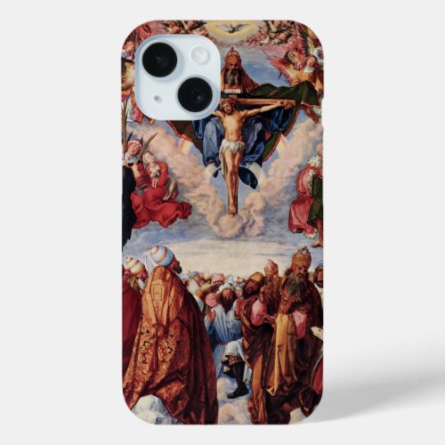 Adoration of the Trinity by Albrecht Durer 1511 iPhone 15 Case
