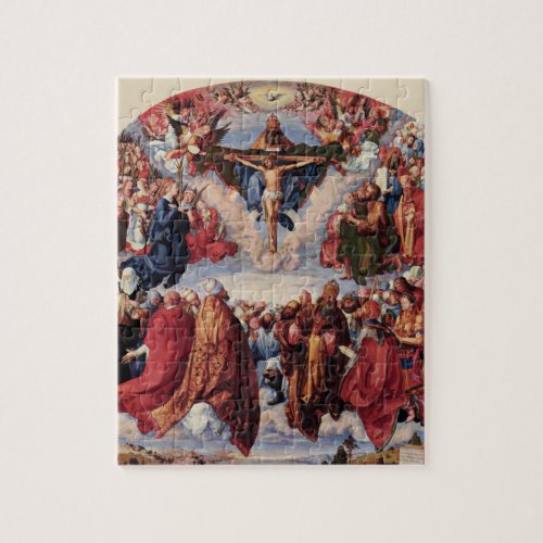 Adoration of the Trinity by Albrecht Durer 1511 Jigsaw Puzzle