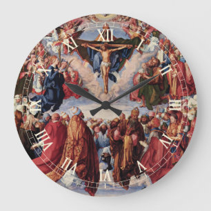 Adoration of the Trinity by Albrecht Durer, 1511 Large Clock