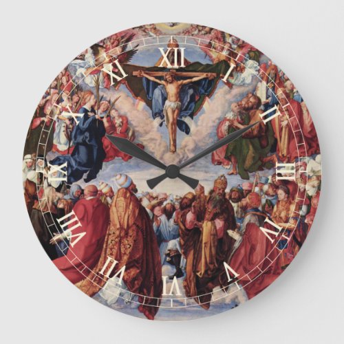 Adoration of the Trinity by Albrecht Durer 1511 Large Clock