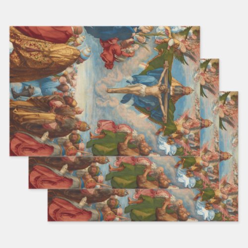 Adoration of the Trinity by Albrecht Durer 1511 Wrapping Paper Sheets