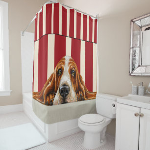 Adorbs Basset Hound Shower Curtain
