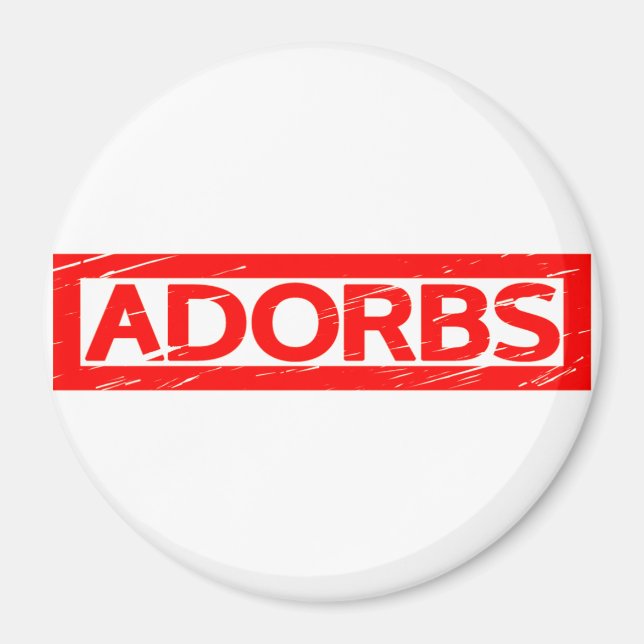 Adorbs Stamp Magnet (Front)