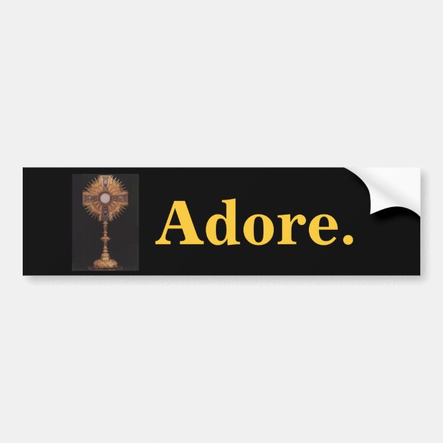 Adore bumper sticker (Front)