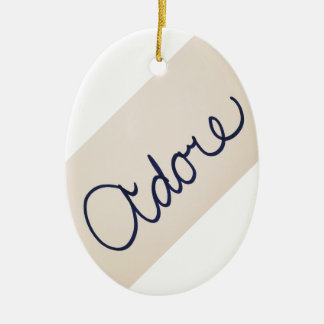 Adore Christmas Ornament