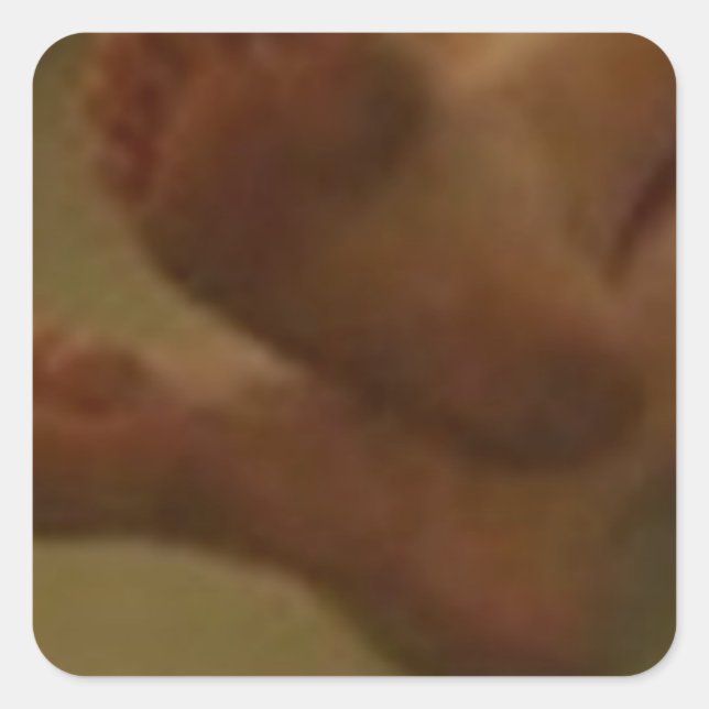 ADORE MY FEET SQUARE STICKER (Front)