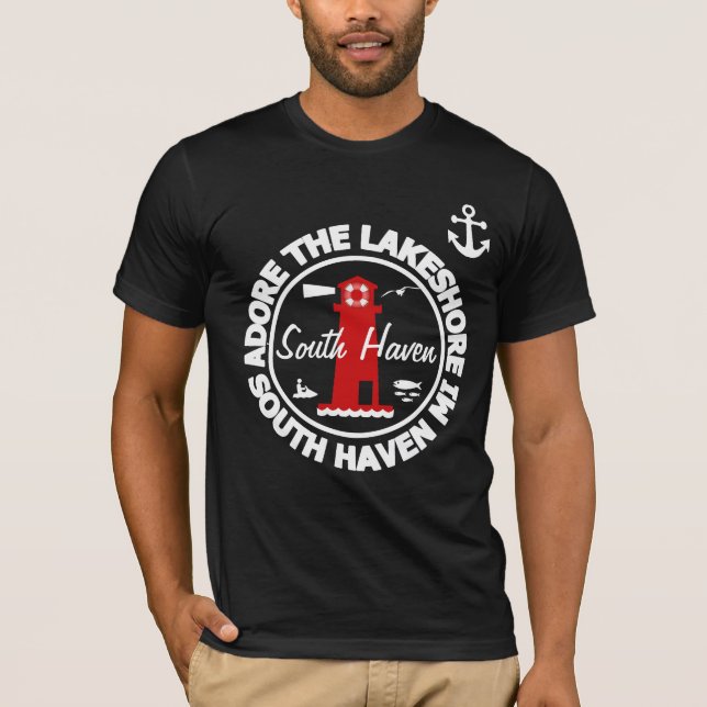 Adore The Lakeshore - South Haven T-Shirt (Front)