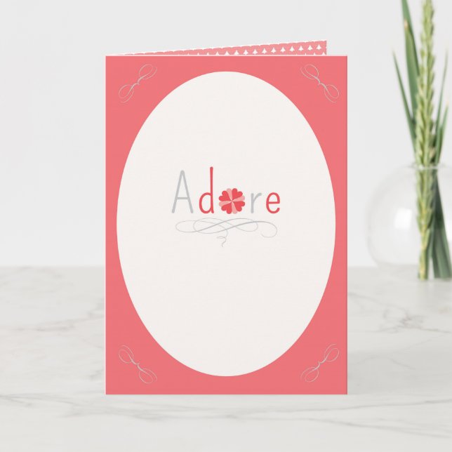 Adore You Holiday Card (Front)