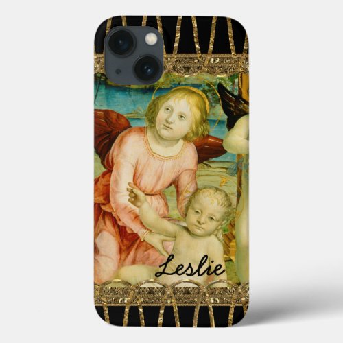 Adored Christ Child Beautiful Monogram  iPhone 13 Case