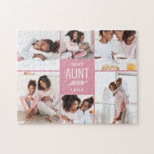 Adoring Collage EDITABLE COLOR Personalized Puzzle