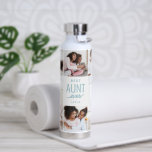 Adoring Collage EDITABLE COLOR Water Bottle<br><div class="desc">Visit our shop at www.berryberrysweet.com for stylish and modern stationery and personalized gifts.</div>