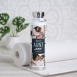 Adoring Collage EDITABLE COLOR Water Bottle<br><div class="desc">Visit our shop at www.berryberrysweet.com for stylish and modern stationery and personalized gifts.</div>