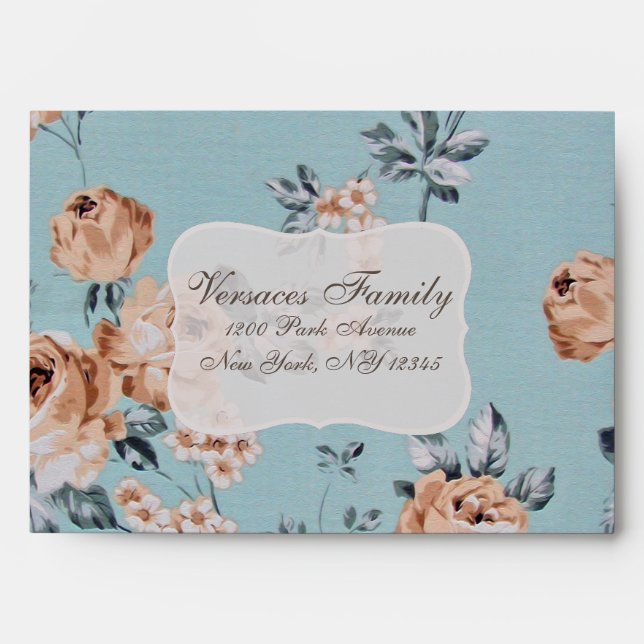 Adoring Flowers - Envelopes for 5x7 Cards (Front)