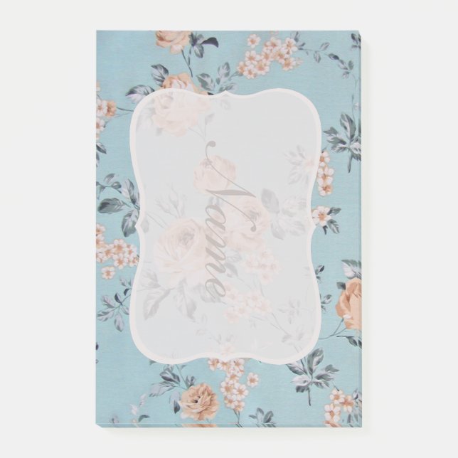 Adoring Flowers - Post-it® Notes 4"x6" (Front)