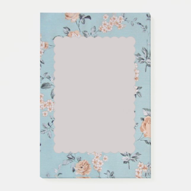 Adoring Flowers - Post-it Notes 4"x6" Wedding (Front)