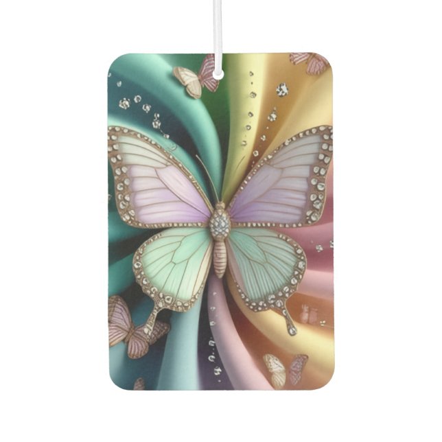 “Adorned Butterfly ” Air Freshener  (Front)