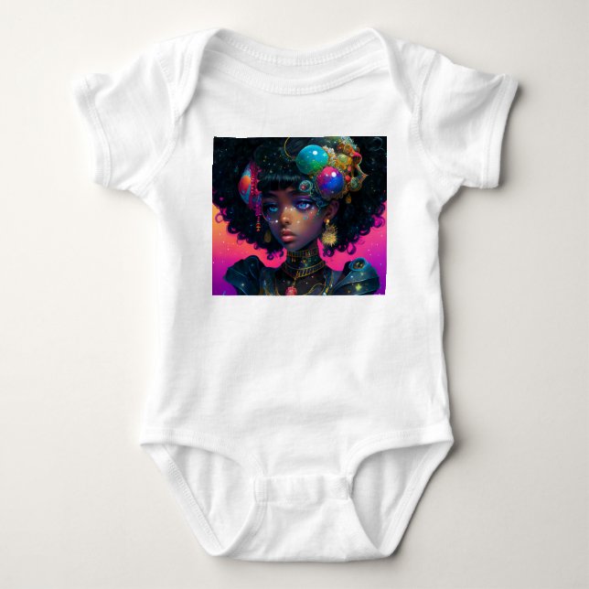 Adorned Knight Baby Bodysuit (Front)