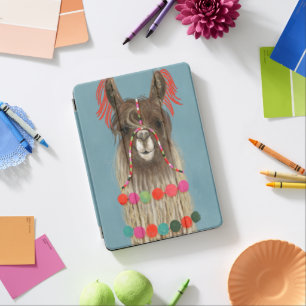 Adorned Llama - Brown iPad Pro Cover