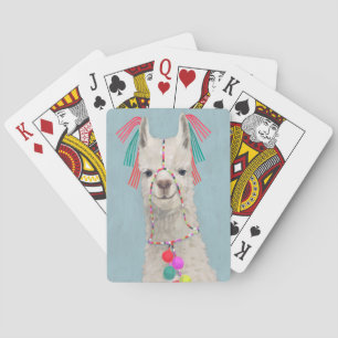 Adorned Llama - White Poker Cards