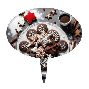 Adorno For Christmas Cake 1 - 001 Topper