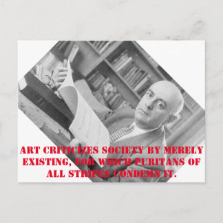 Adorno postcard