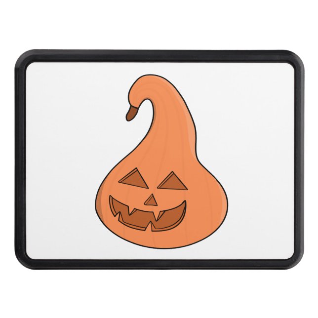 Adorobale Pumpkin Hitch Cover (Front)