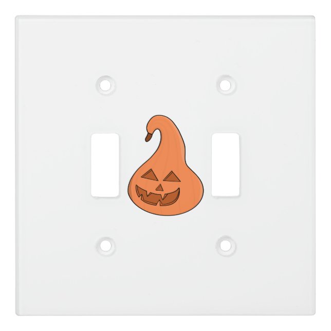 Adorobale Pumpkin Light Switch Cover (Front)