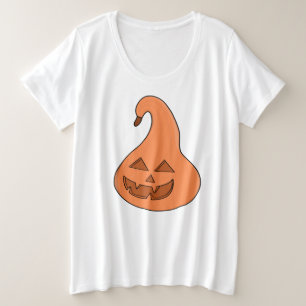 Adorobale Pumpkin Plus Size T-Shirt