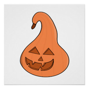 Adorobale Pumpkin Poster