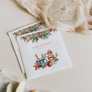 Adotable Christmas Party Napkins