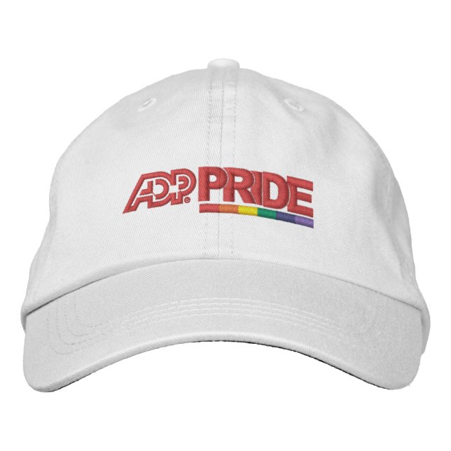 ADP Pride Adjustable Cap – White (Front)