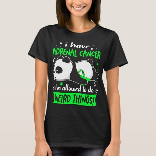 Adrenal Cancer Awareness Month Ribbon Gifts T_Shirt