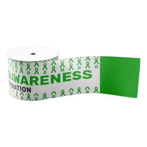 Adrenal Cancer Awareness Pattern Ribbon
