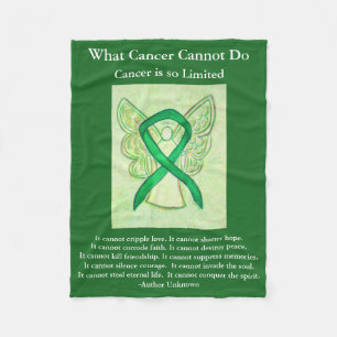 Adrenal Cancer Awareness Ribbon Fleece Blanket