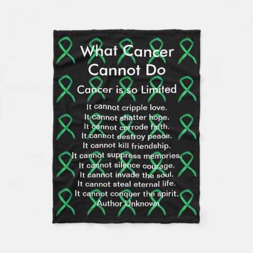 Adrenal Cancer Awareness Ribbon Fleece  Blankets