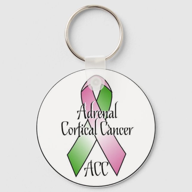 Adrenal Cortical Cancer Keychain (Front)