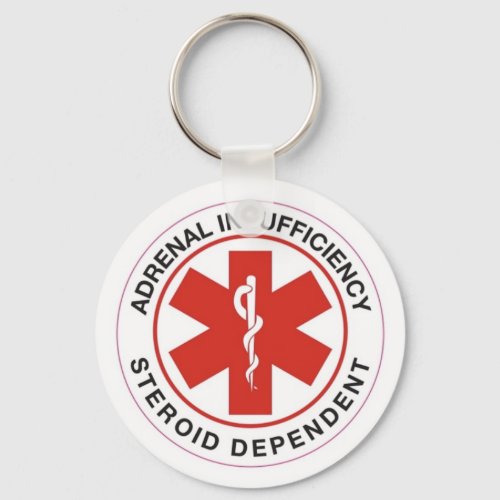 Adrenal Insufficiency Steroid Dependent key chain
