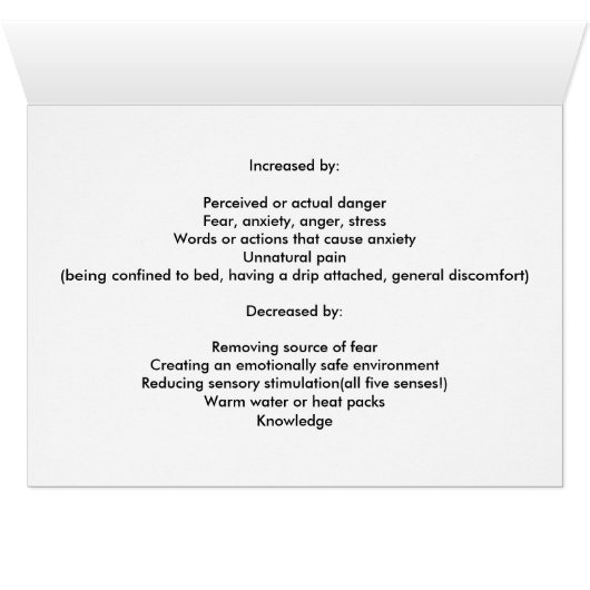 ADRENALINE, FIGHT OR FLIGHT (Inside Horizontal (Bottom))