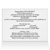 ADRENALINE, FIGHT OR FLIGHT CARDS (Inside Horizontal (Top))