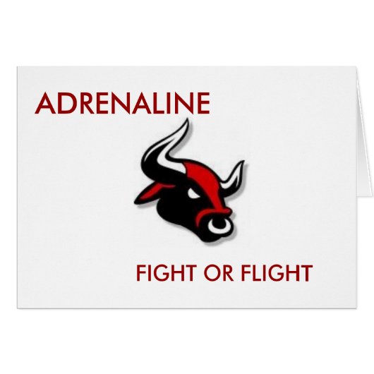 ADRENALINE, FIGHT OR FLIGHT CARDS (Front Horizontal)