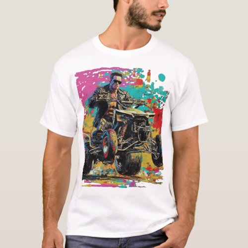 Adrenaline in the Mud _ KartCross Style T_Shirt