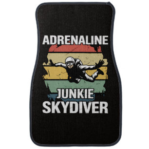 Adrenaline Junkie Skydiver Car Floor Mat